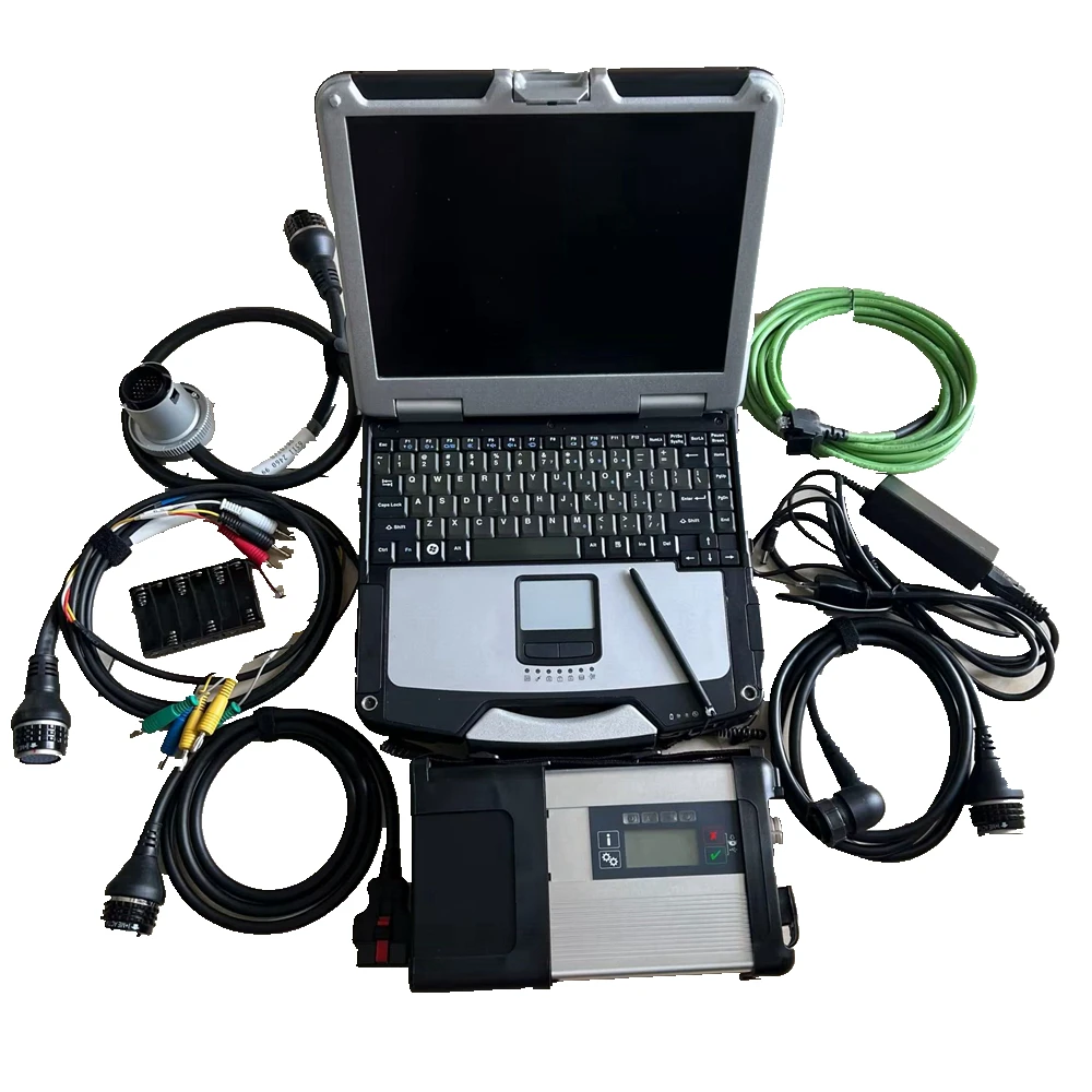 Auto Diagnose Tool MB STAR C5 SD Connect DOIP Protocol with V09.2023 Software in HDD Used Toughbook CF31 I5 4G Ready to Work