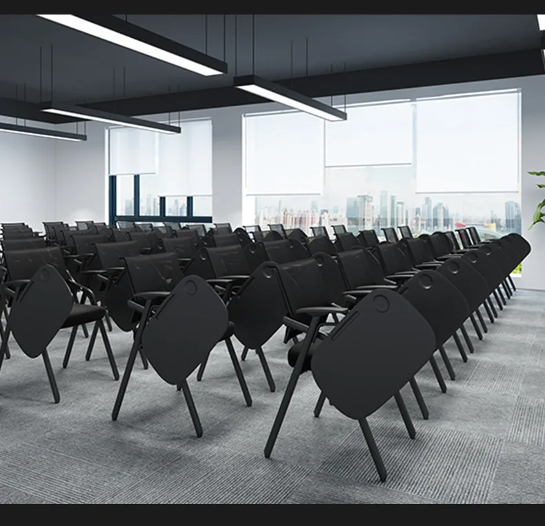 Chaise de formation pliante, bureau avec tablette
