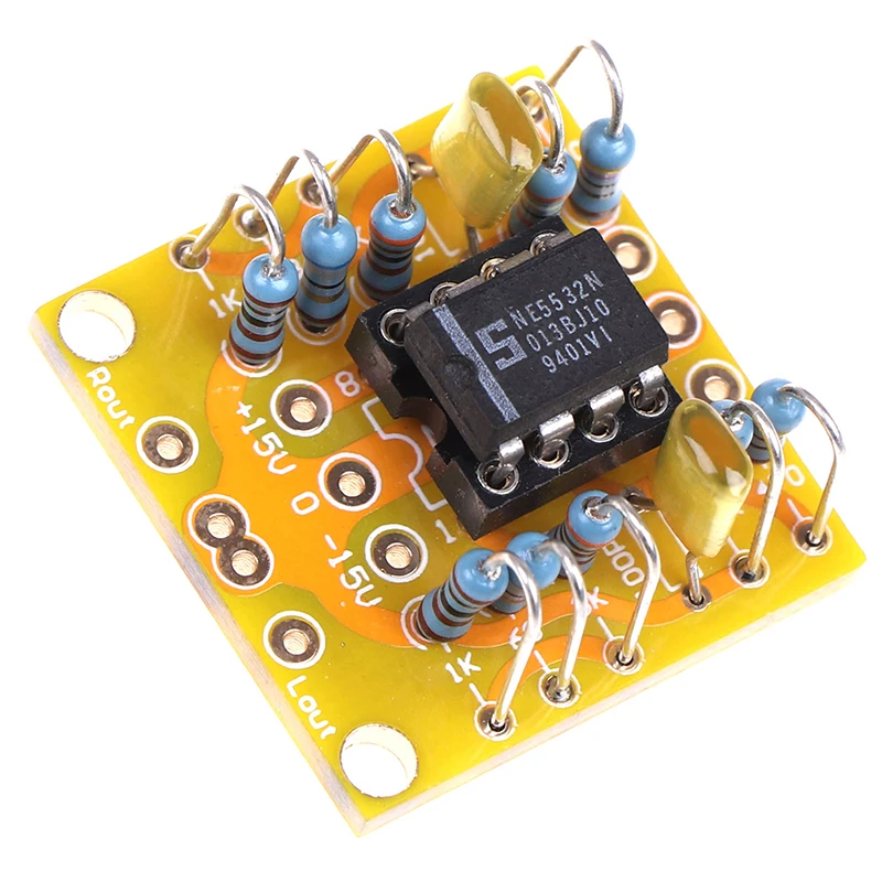Dual Op Amp Pre-stage 3x DC scheda amplificatore PCB piccola pratica scheda di alta qualità JCDQ41D per NE5532, OPA2134, OPA2604, AD826
