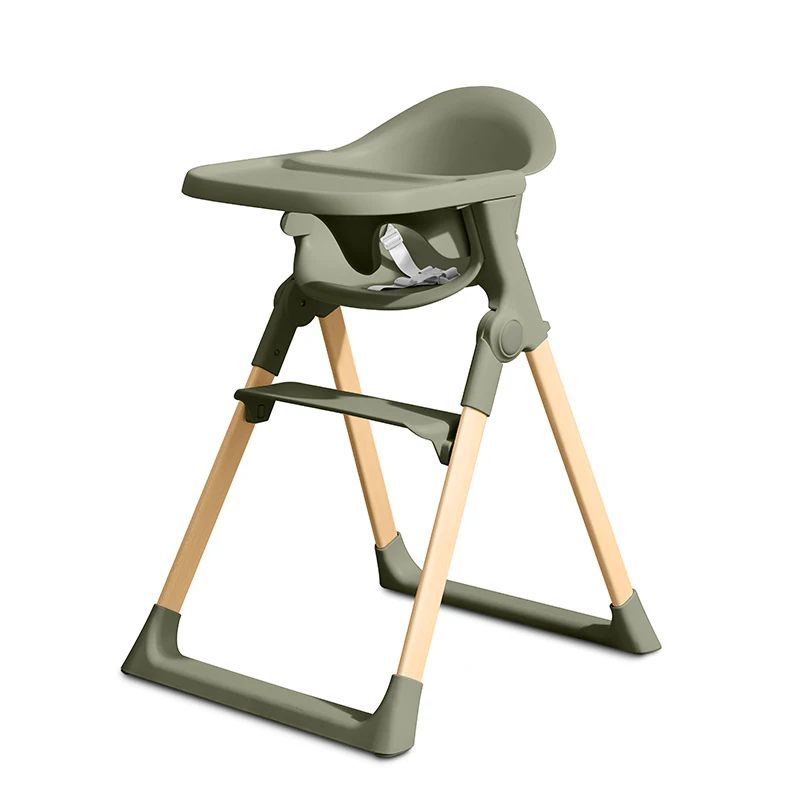 

Morden Simple Style Wooden Baby High Chair