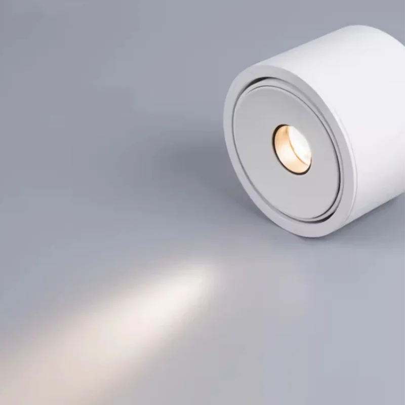 Surface-mounted Led spotlights Dimmable ultra-thin small beam Angle spotlights 3°8°15°24° Ceiling Family Photo Art Museum
