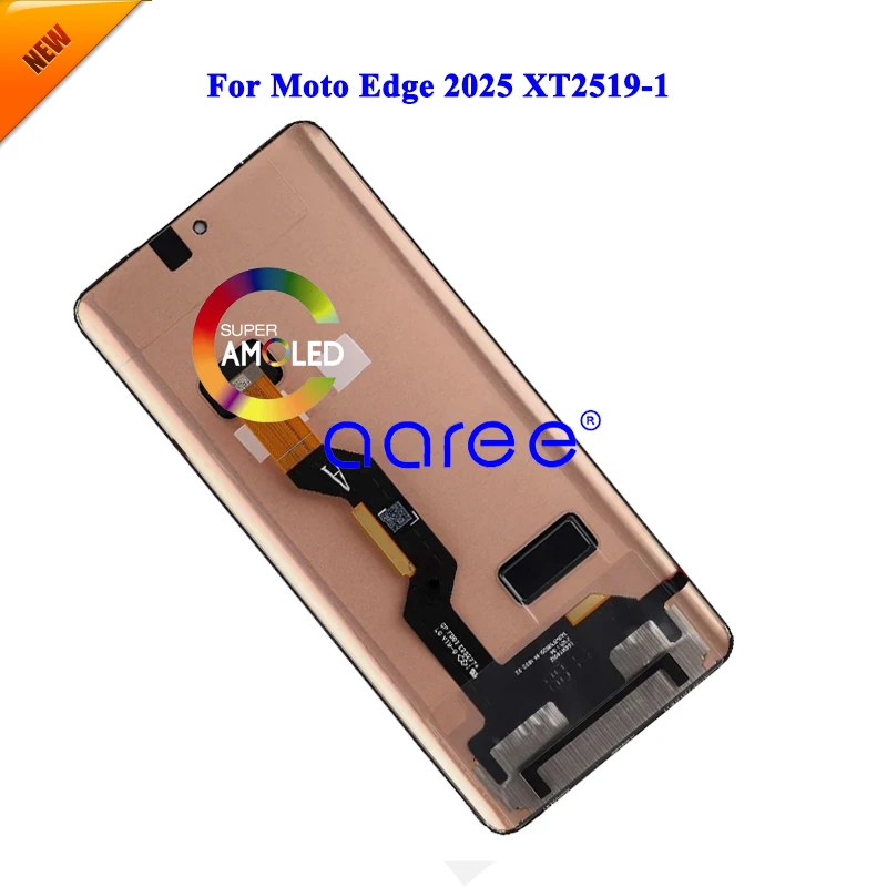 New Model AMOLED LCD Screen For Moto Edge 2025 XT2519-1 LCD Screen Touch Digitizer Assembly