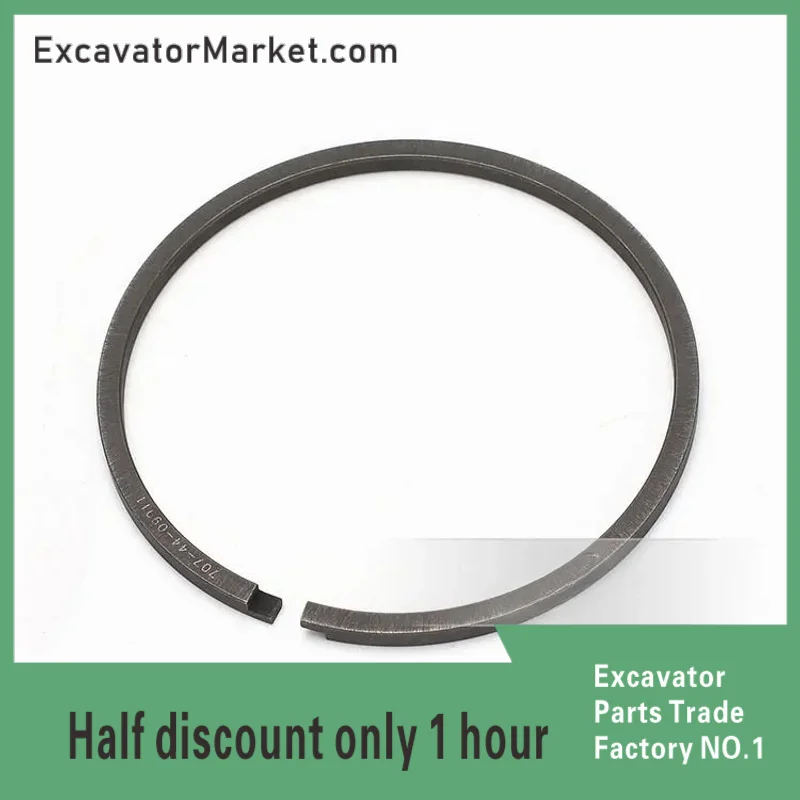 Excavator Accessories  cylinder steel ring 80 * 73 * 3.3 large, medium, and small arm piston ring 707-44-17970 KZ brand