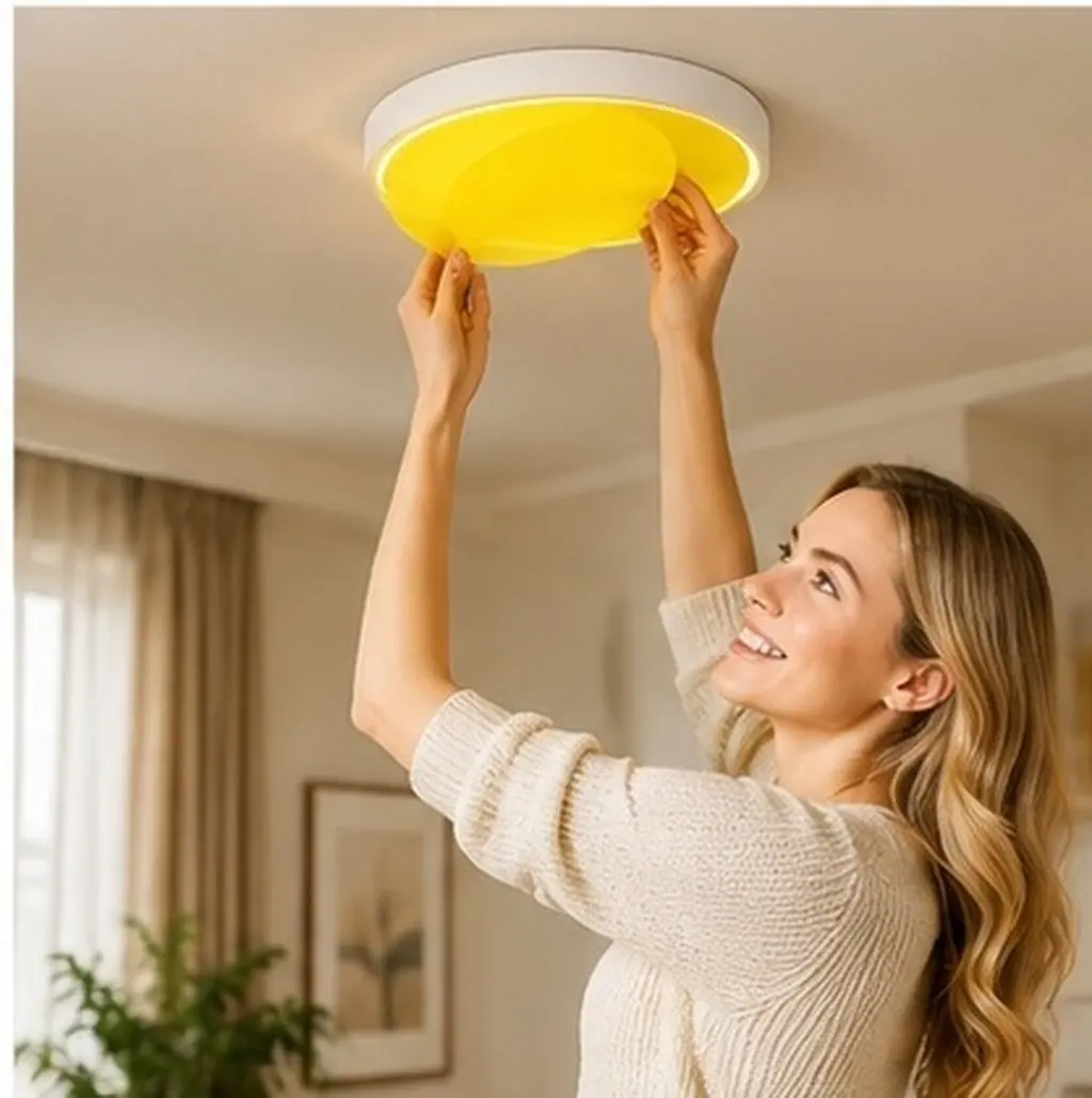 30pcs Warm Light Filter Films for LED Recessed Lights – Adhesive Atmosphere Lighting Gels & Diffuser Sheets