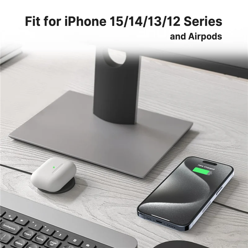 100 واط المغناطيسي شاحن لاسلكي الوسادة USB + نوع C ل Magsafe آيفون 16 15 14 13 12 برو ماكس جهاز شحن سريع محطة شواحن