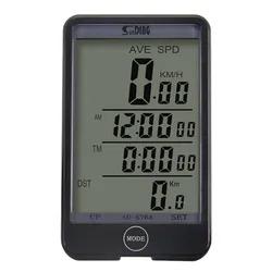 SD-576A 2014 Touch Screen Bike Computer USB Rechargeable Bicycle Speedometer Odometer Large Screen LCD Display Light Control