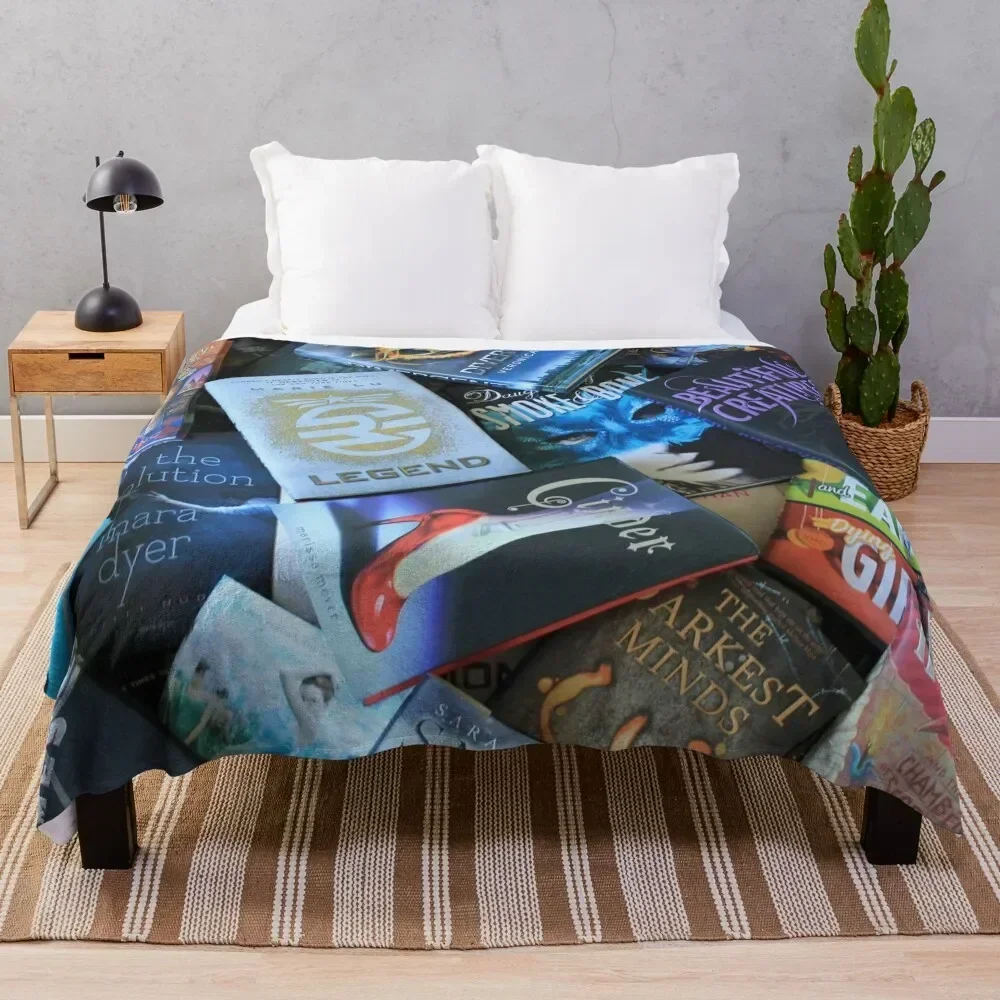 

Young Adult Books Throw Blanket Compact Warm Blanket for Car Road Trip