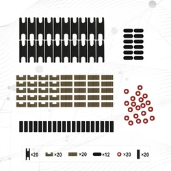 Plate Stabilizer Gasket Satellite Switch Film Silencer Pad Steel Wire stable PCB Stabilizer Sticker Repair Pad Stickers