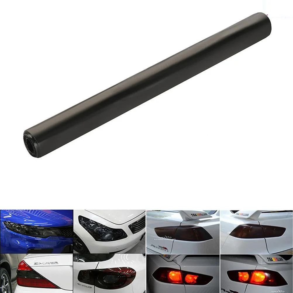 فيلم تغيير لون المصباح الأمامي شفاف 90% نفاذية الضوء مقاوم للماء مقاومة للخدش سهلة إزالة ملصق السيارة عدسة السيارات