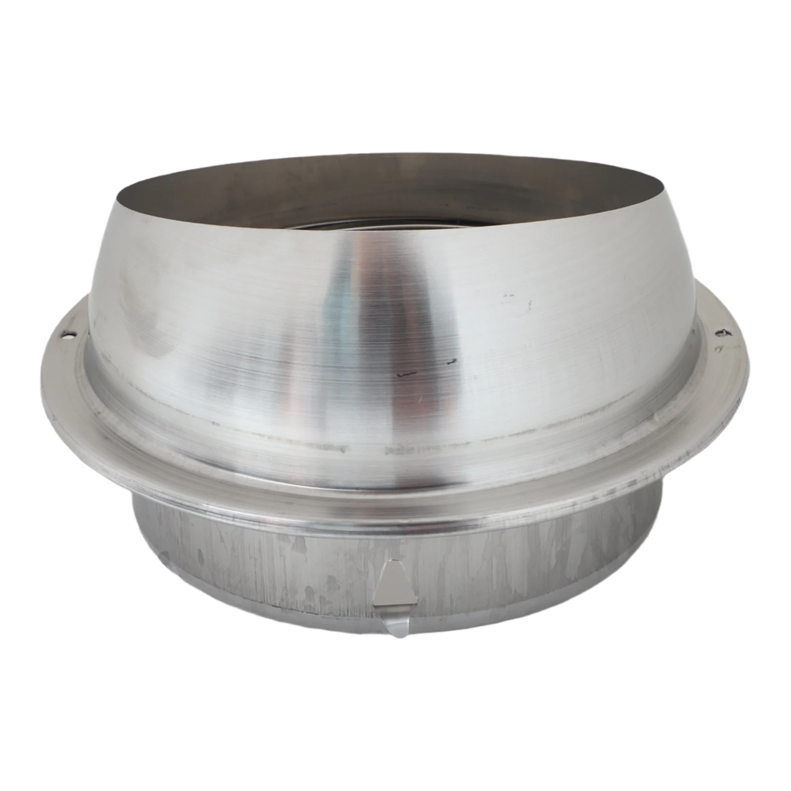 Heavy Duty Stainless Steel Exhaust Vent Duct Cover with Built in Grill and Weather Seal to Block Insects and Minimize Drafts