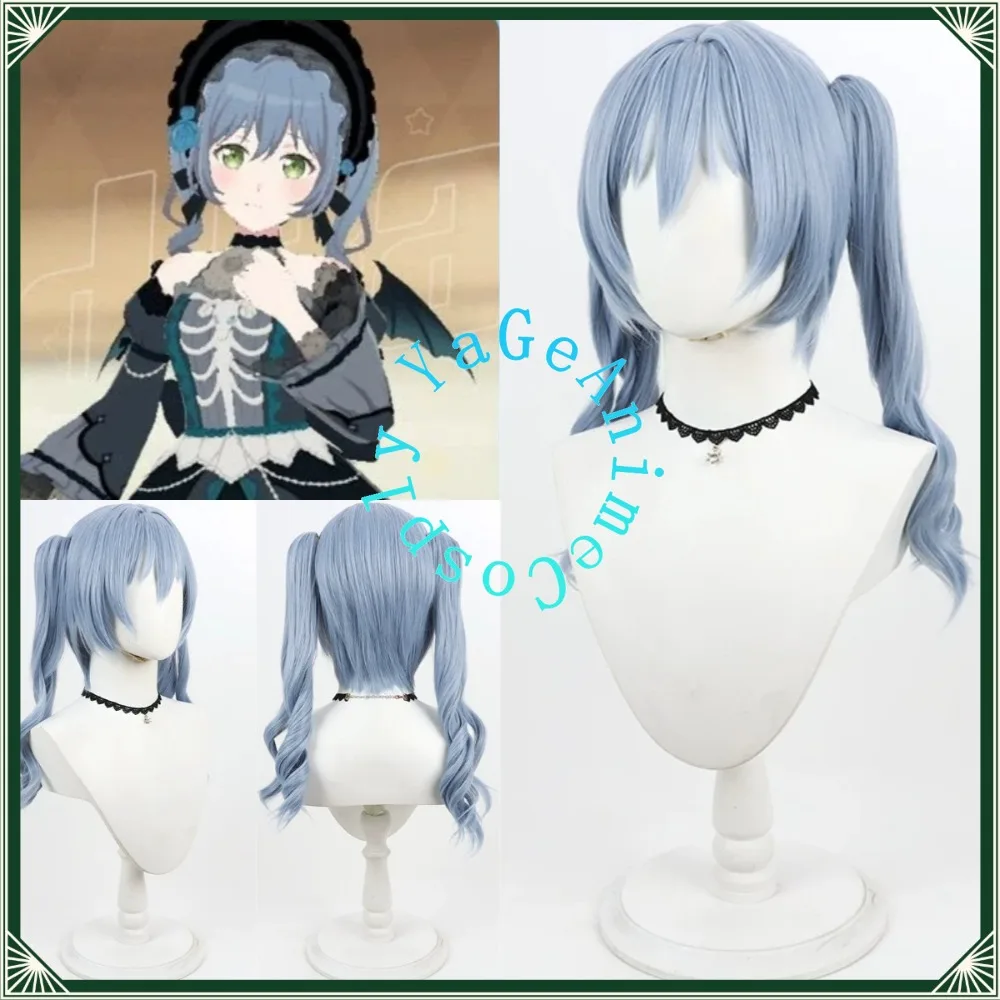 BanG Dream Rokka Asahi Cosplay Wig Realistic Scalp Ponytail Hair with Multi Color Blend for Music Stage Event and Idol Party
