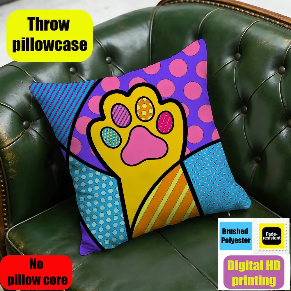 30cm 40cm 50cm 45cm Sofa Custom Square Pillowcase For JESUS Flowers Cat Romero B-Britto Happy Throw Pillow Case Cushion Cover