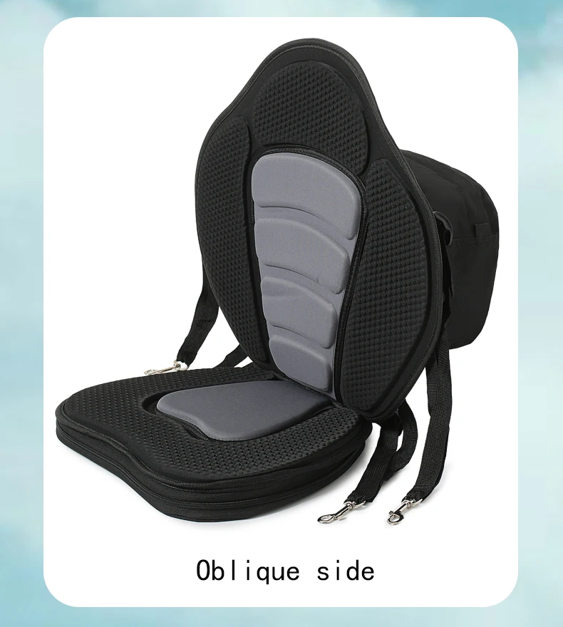 Verdickter Kajaksitz, multifunktional, tragbar, komfortabler Ruderbootsitz, hochwertiger Ruderbootsitz, Surfbrettsitz mit Lendenwirbelstütze – Detail 15