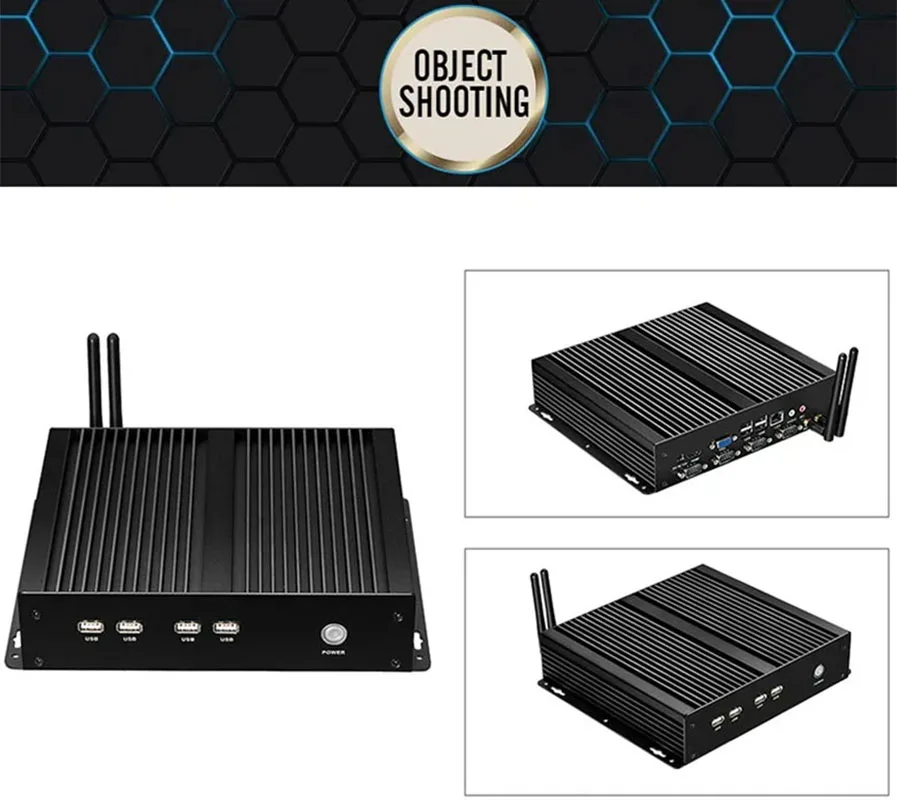 Inter i5-3317U 1037u/2117u Przemysłowy Mini PC Obsługa Win XP LINUX Pfsense Komputer z 4xRS232 4xUSB2.0 4xUSB3.0 1xHDMI 1xVGA