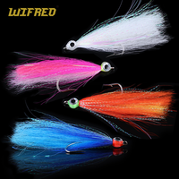 Wifreo Saltwater Fishing Bait Suspending Streamer Fly Minnow Flies Trout Steelhead Salmon Pike Fishing Lure Baits Fishing Tackle