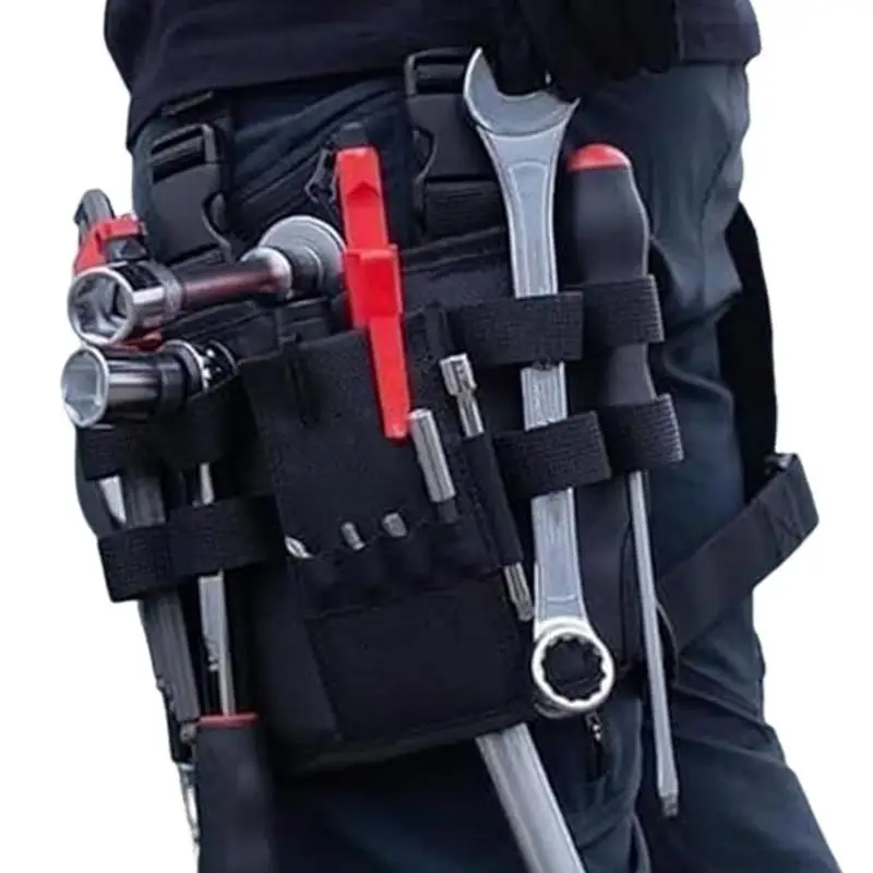 Multifunctional Tool Bag Canvas Tool Belt Screwdriver Kit Holder Tool Bag Pocket Pouch Bag Electrician Waist Pocket Case