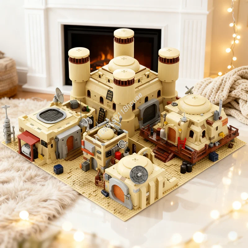 

3667pcs MOC SW Tatooine Mos Eisley Bundle Part 2 Model Building Blocks Christmas Gifts Construction DIY Brick Toy Kids Birthday