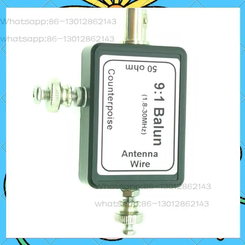 New 9: 1 Balun Long Line Antenna Impedance Converter Balun 1.8-30Mhz