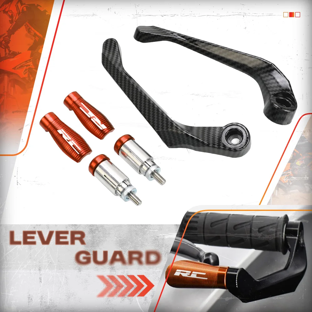 

For KTM RC 125 200 390 Duke 125 250 390 Moto Handlebar Grips Guard Brake Clutch Levers Protector Handle Bar Guard Lever Guard