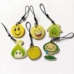 5Pcs/Lot 125Khz T5577 Rewritable RFID Smart Cartoon Proximity Access Control ID Key Tags epoxy Card For Copier