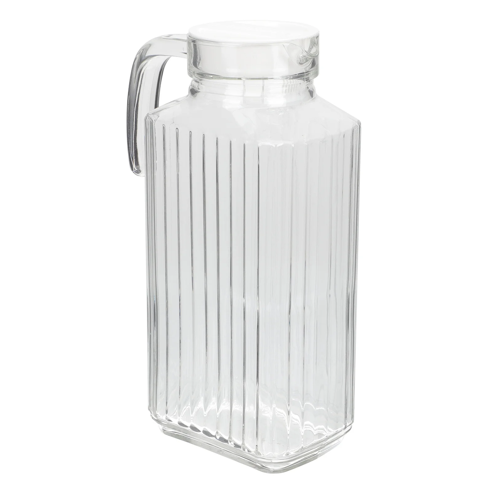 

Glass Cold Water Kettle Large Capacity Leakproof Beverage Holder Suitable for Milk Juice Beer Tea Cold Drinks Pot