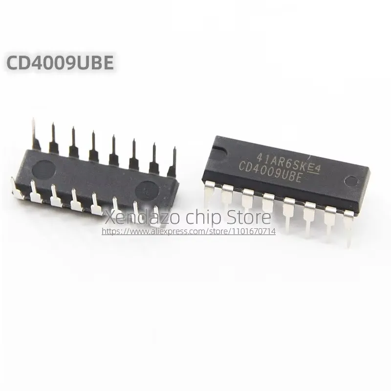 5pcs/lot CD4009UBE CD4009 DIP-16 package Original genuine Buffer chip