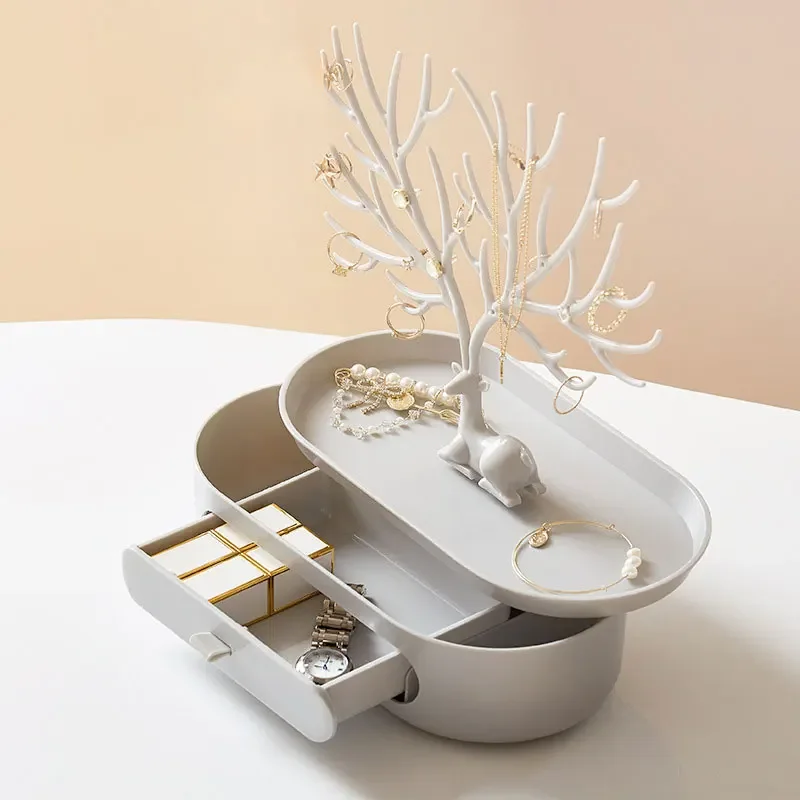 Sieraden Display Rack Ketting Oorbellen Ring Opslag Plank Stand Lade Boom Organizer Box Lade Woondecoratie Accessoires