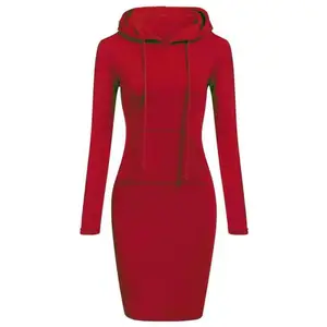 Ladies Fall Dress Female Dresses with Hoodies Hoodies Hoodies Hoodies Dress Ladies Clothes 10 Main Sales Winter Dresses - №7