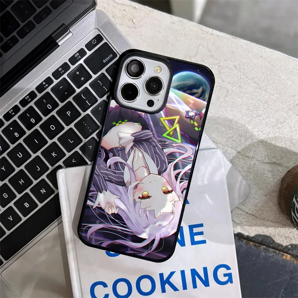 Anime Girl Hololive Murasaki Shion Phone Case Strong Magnetic For IPhone 15 14 13 Pro Max 11 12 Mini Alex Mirror For Magsafe