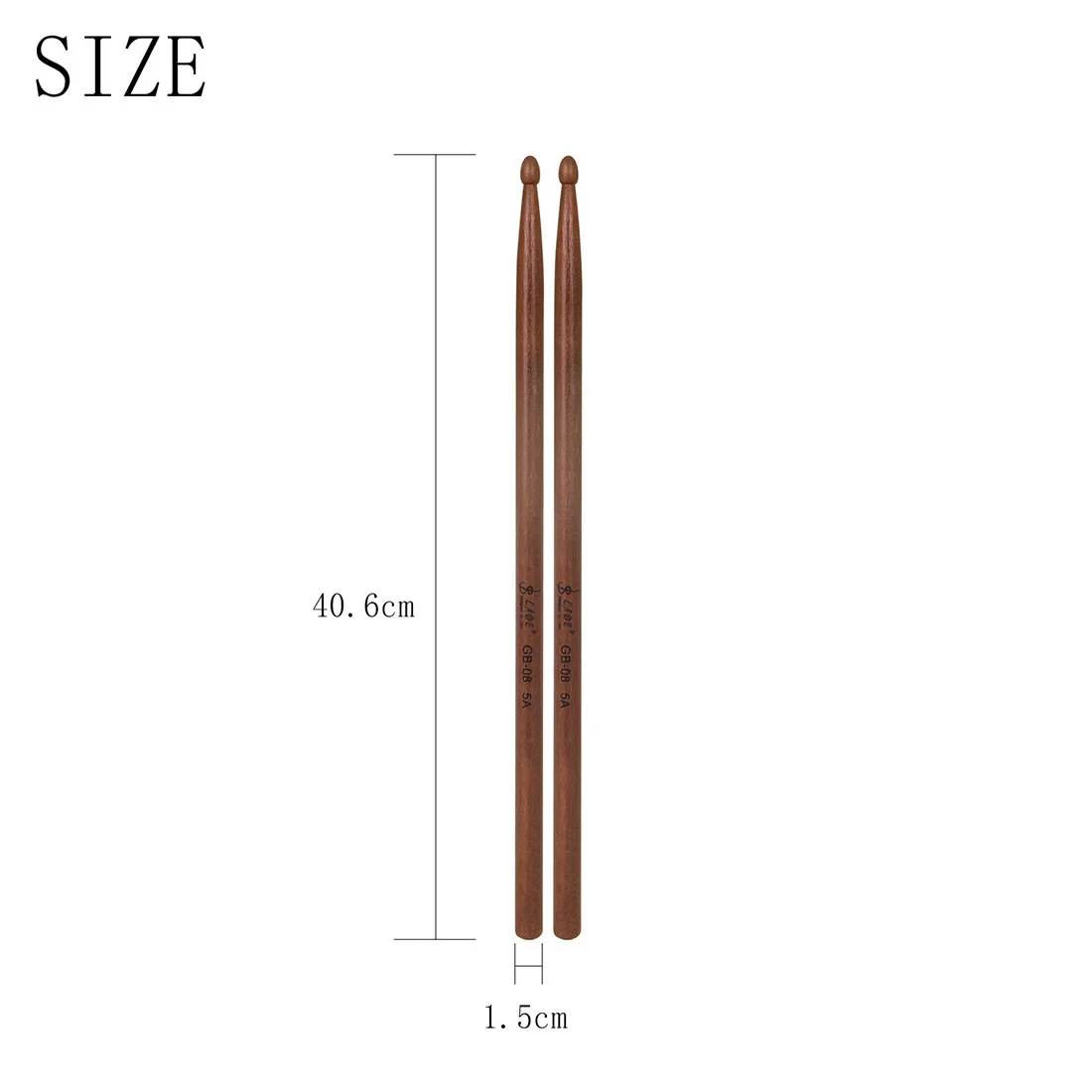 SLADE Drum Drumstick 5A 7A Universal Redwood Pairs Drum Sticks Percussion Instrument Sturdy High Density Drum Accessories