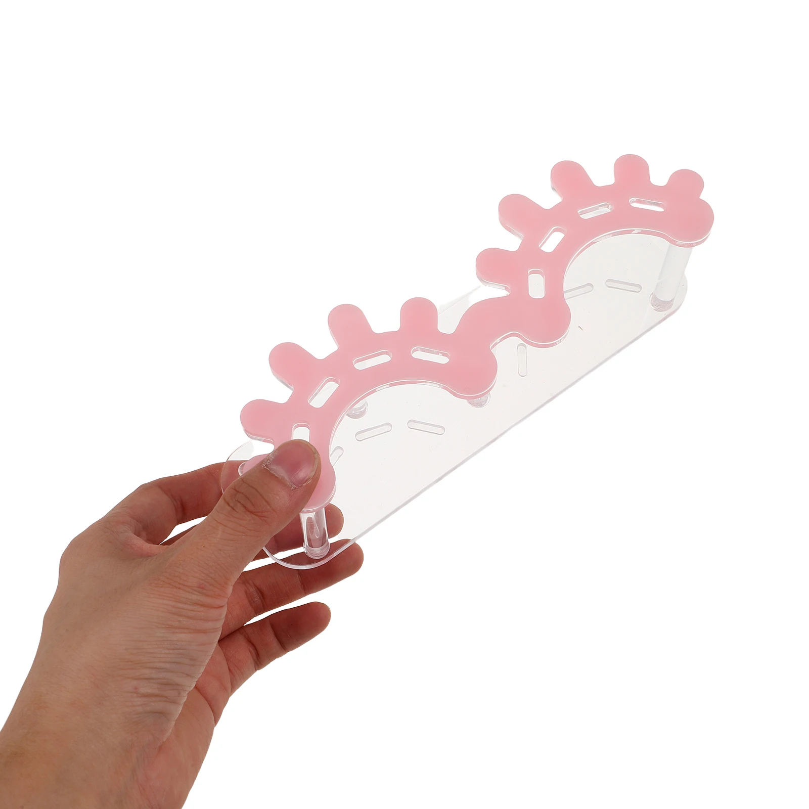 

8 Pcs Acrylic Lash Tweezer Holder Stand Eyelash Extensions Organizer Multi-Hole Tool Rack For Salon Makeup Storage