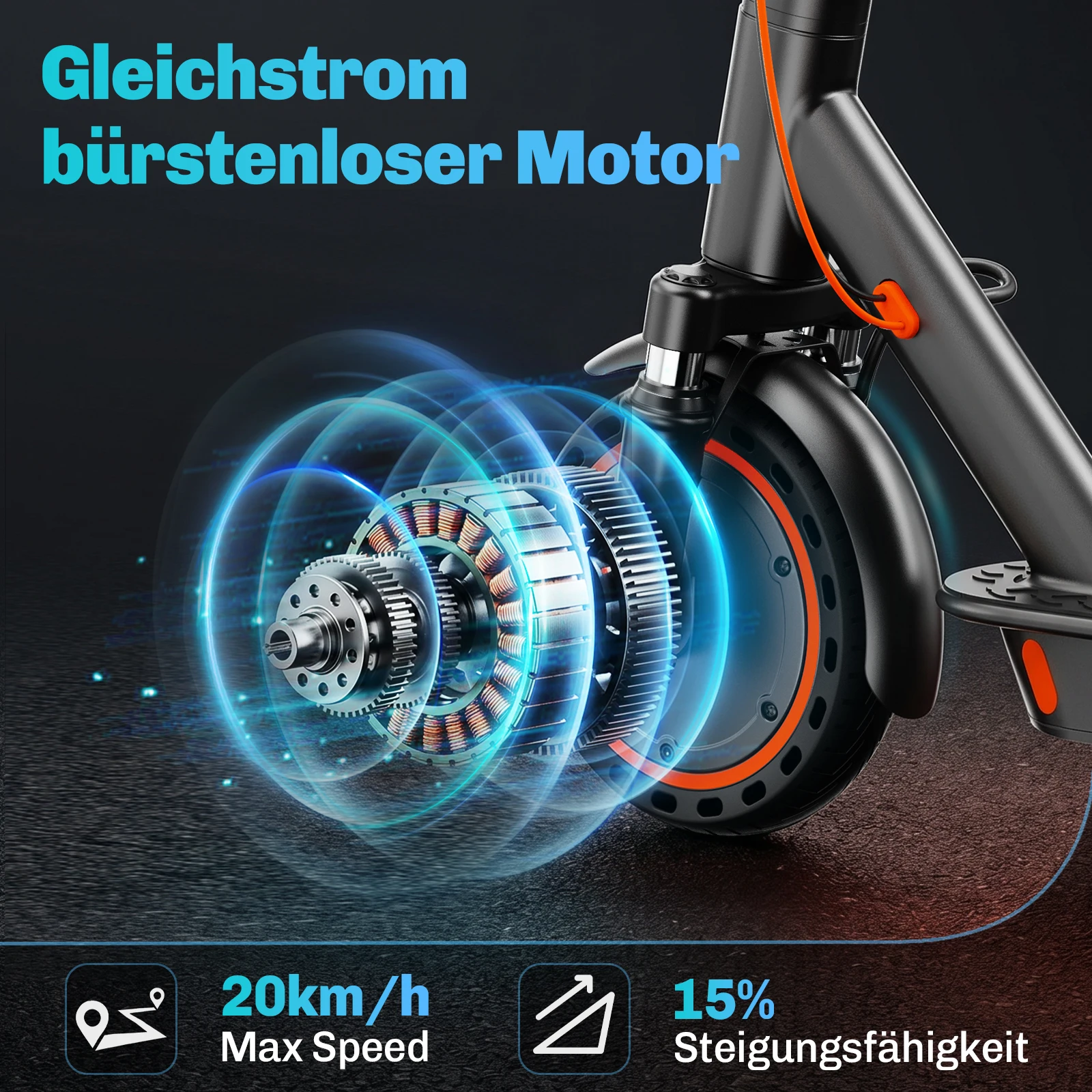Patinete Eléctrico Plegable TODIMART T3A T3B Certificado, Llantas Sin Cámara de 8.5 Pulgadas, Máx. Patinete Eléctrico Ligero de 20 km/h y 11.8 kg con Pantalla HD y Aplicación Bluetooth para Adultos, Ideal para la Ciudad en Alemania