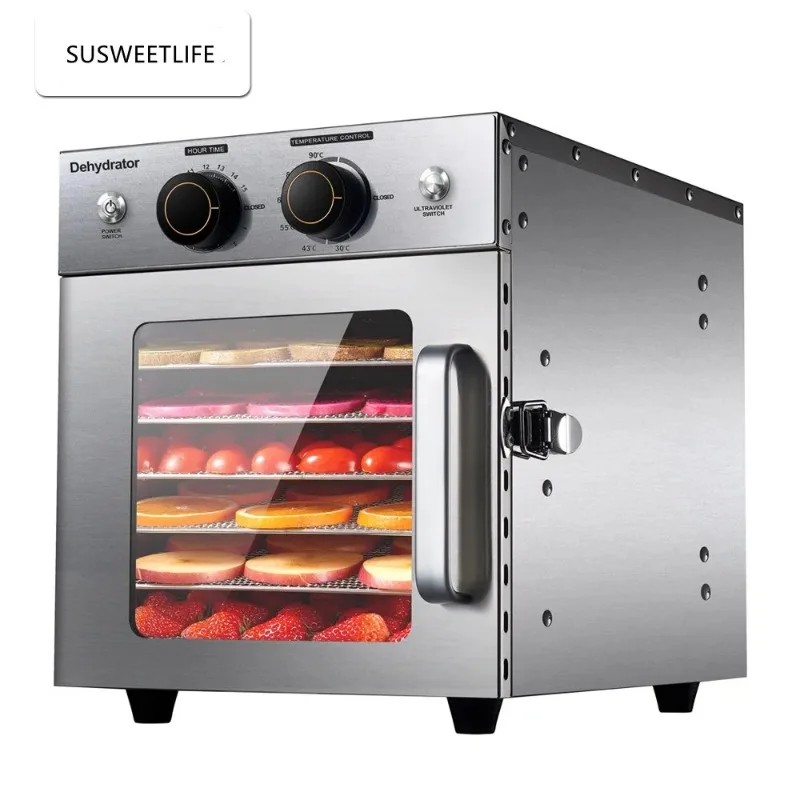 220vfood Dehydrator Maschine elektrischer Trockner Dörr geräte elektrischer Obst trockner für Lebensmittel Rindfleisch Trocken fleisch Obst und Gemüse Trockner