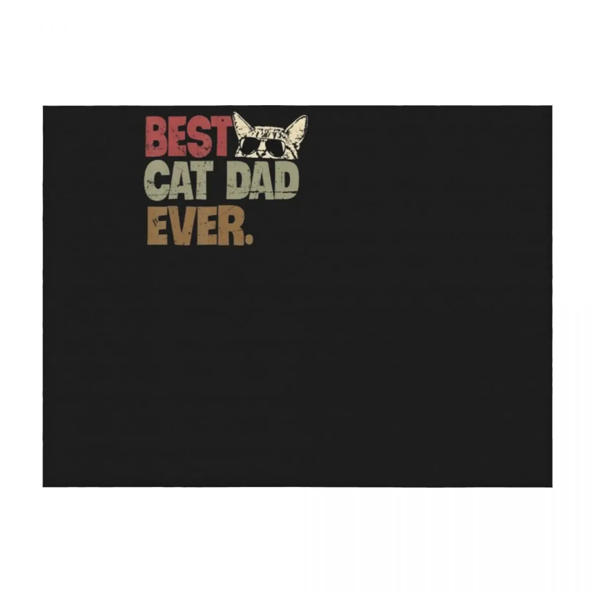 

Best Cat Dad Ever Throw Blanket sofa bed anime Sofa Hairy Blankets