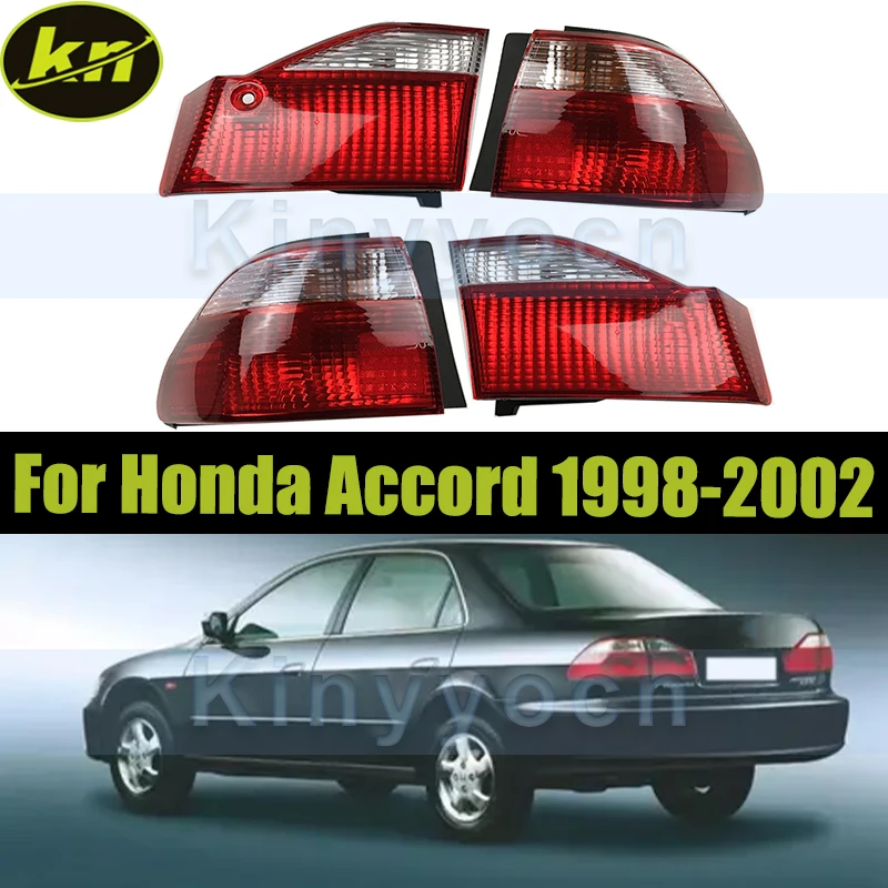 

1Set Rear Bumper Tail Light Tail Lamp Housing For Honda Accord 1998-2002 CG1 CG5 CF9 Taillight Taillamp Brake Light Housing