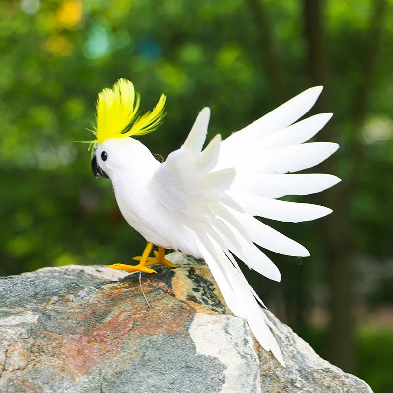 cute real life foam&feather wings parrot model bird Home Garden Decoration gift about 18x24cm xf2787