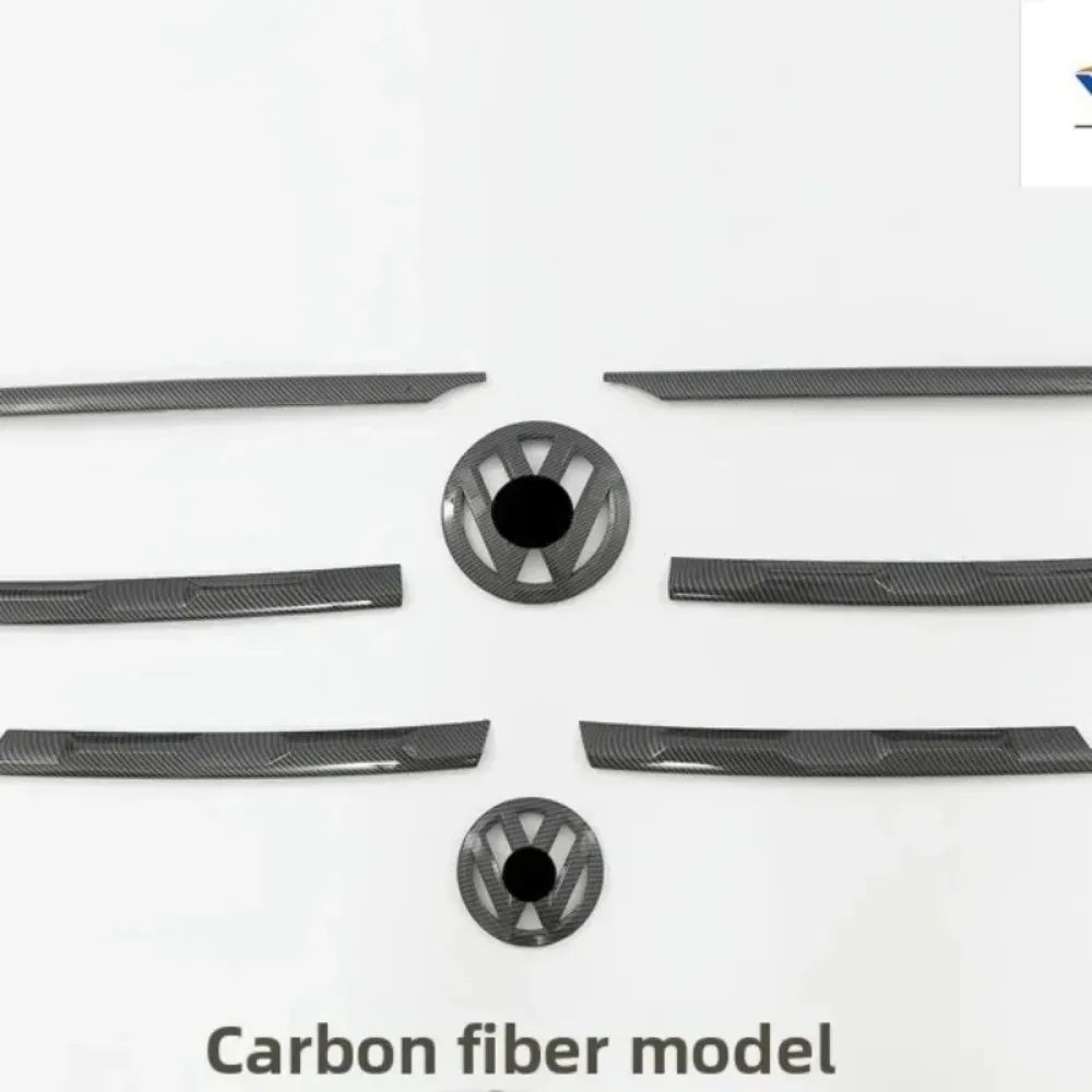 

New Suitable for Tiguan L17-21 Front Grille Black Warrior Carbon Fiber Grille Strip Good