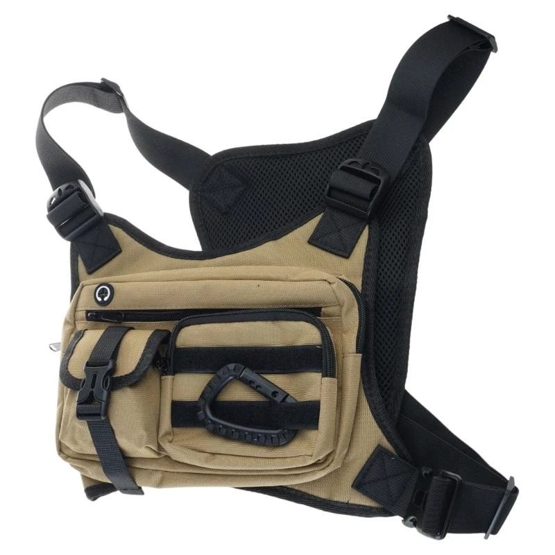 Lichtgewicht verstelbaar hardloopvest, borsttas met waterbestendig nylon en veilige opslag voor hardlopen buitenshuis