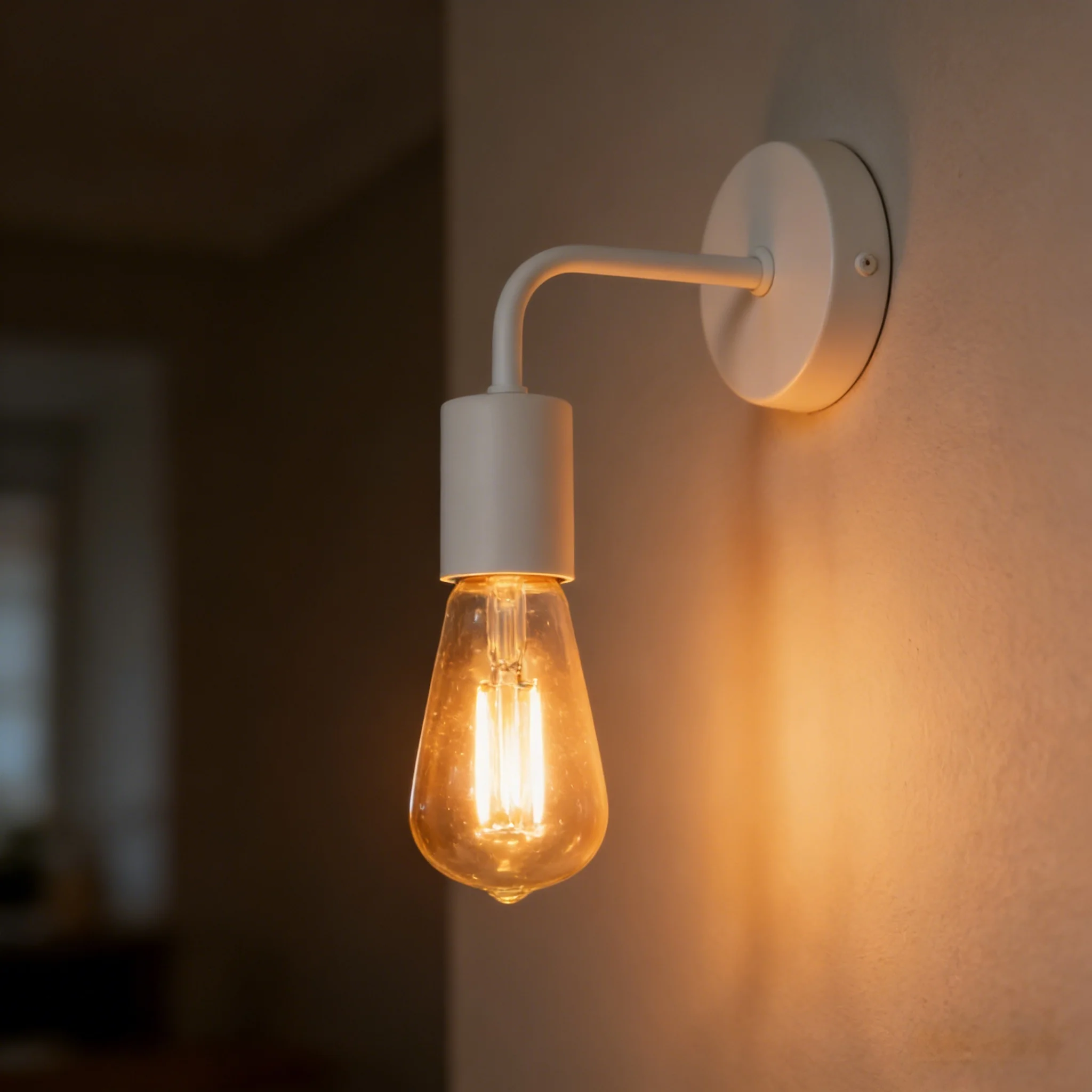 E27 110V-220V Wall Lamp Nordic Modern Interior Lighting Iron Wall Lamp For Bedroom Bedside Living Room Bathroom Lighting