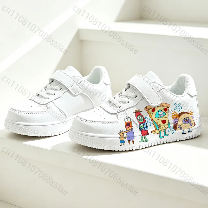 Exclusive Children Board Shoes Funny S-SpongeBobs Durable Hot Selling Shoes Gift Products Teenager Basketball Shoes Boys