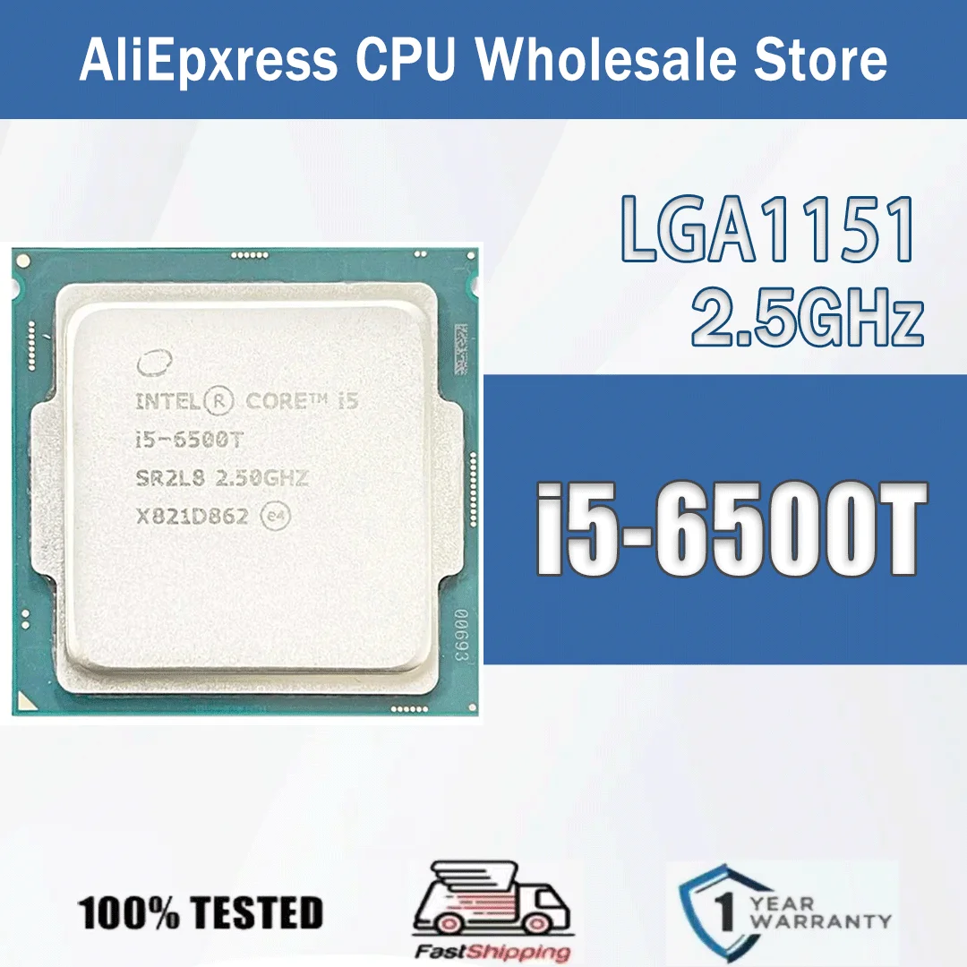 Intel Core i5-6500T 2.5GHz 4 Cores 4 Threads 6M 35W i5 6500T Computer CPU Processor Server Package LGA 1151