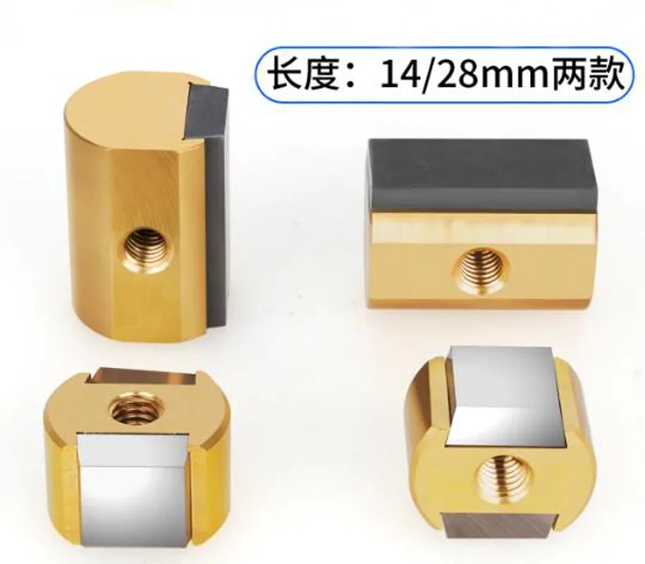 EDM Wire Cut Accessories Carbide Conductive Block  Tungsten Power Feed Contact for WEDM CNC Wire Cuttinng Machine 1PC
