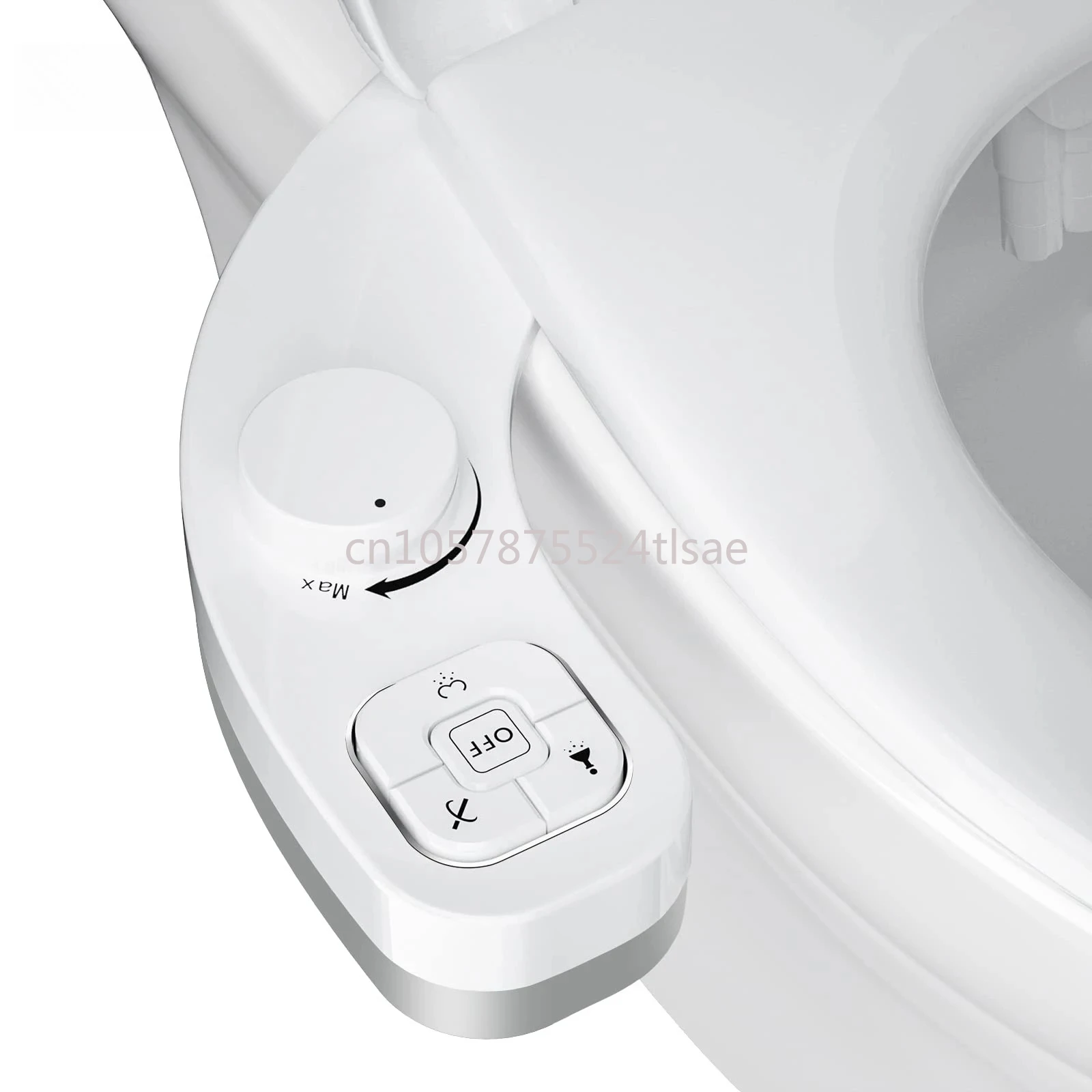 

Non-Electric Bidet - Self Cleaning Dual Nozzle (Frontal and Rear Wash) Water Bidet Toilet Seat Attachment