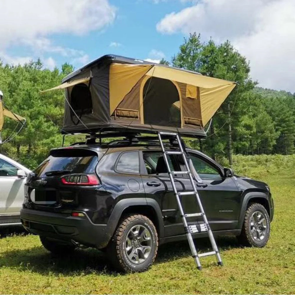 

New Design 4th Generation Pop Up Car Roof Tent Truck SUV Hard Shell Outdoor Top Tents