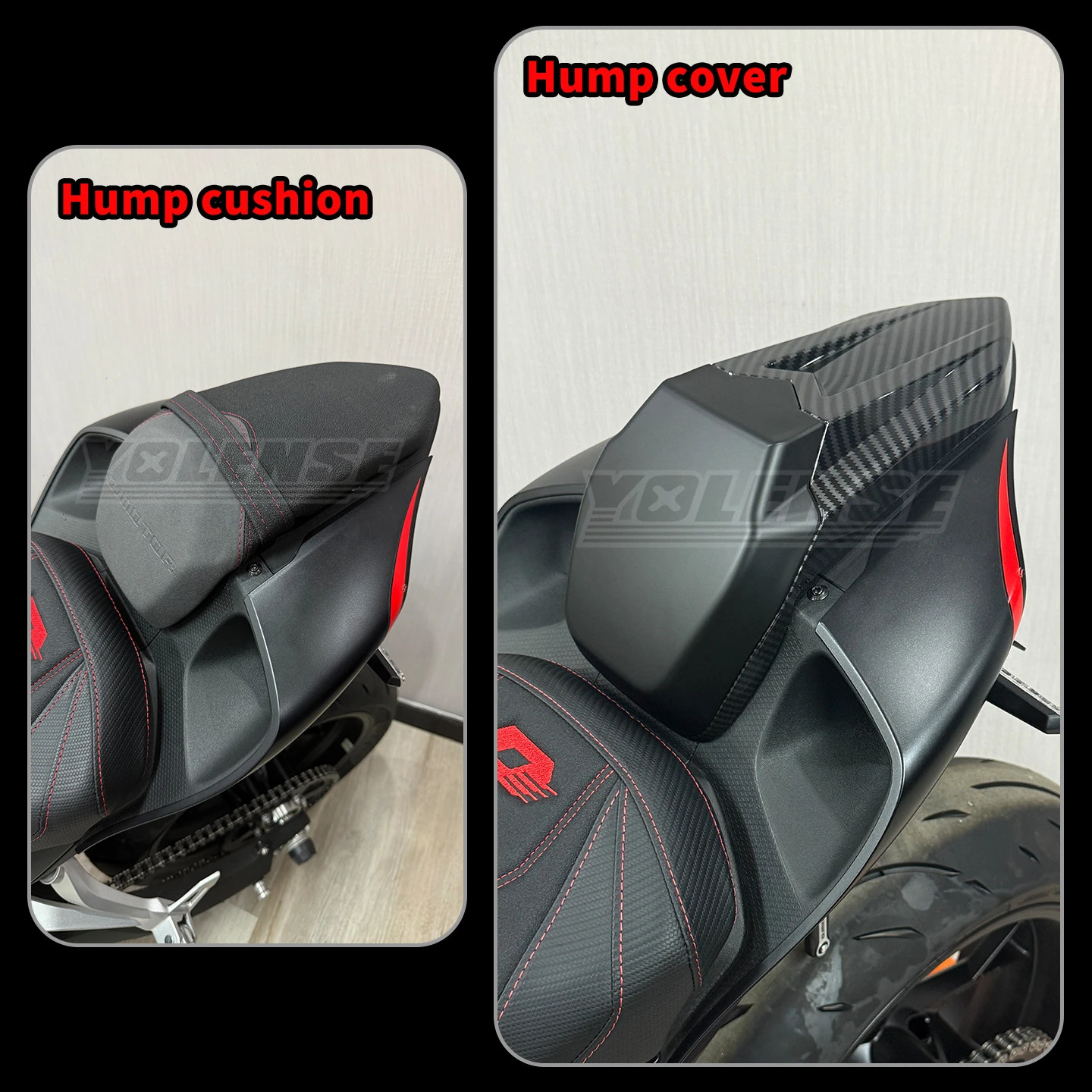 

Fit For QJMOTO SRK800RR SRK800RS SRK600RS SRK 800RR 800RS 600RS Motorcycle Rear Passneger Seat Cover Tail Section Fairing Cowl