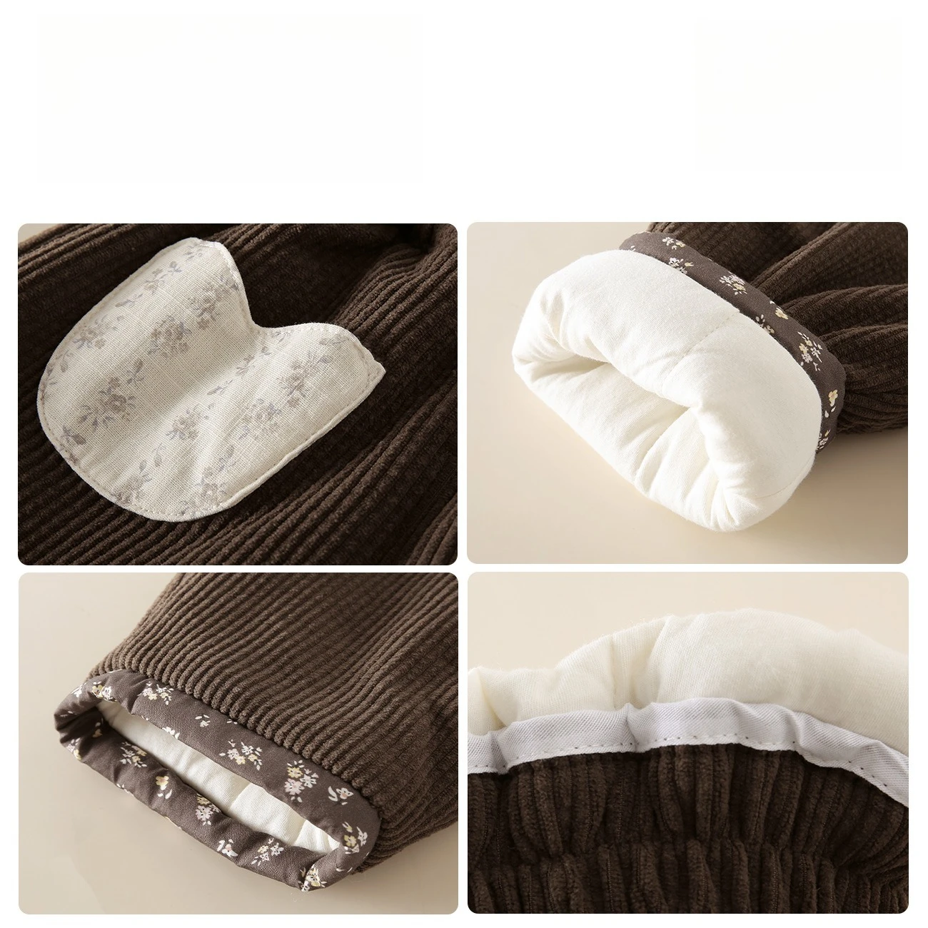 Autumn and Winter New Pure Cotton Soft Glutinous Baby Girl Autumn and Winter Casual Comfortable Countryside Cotton Pants