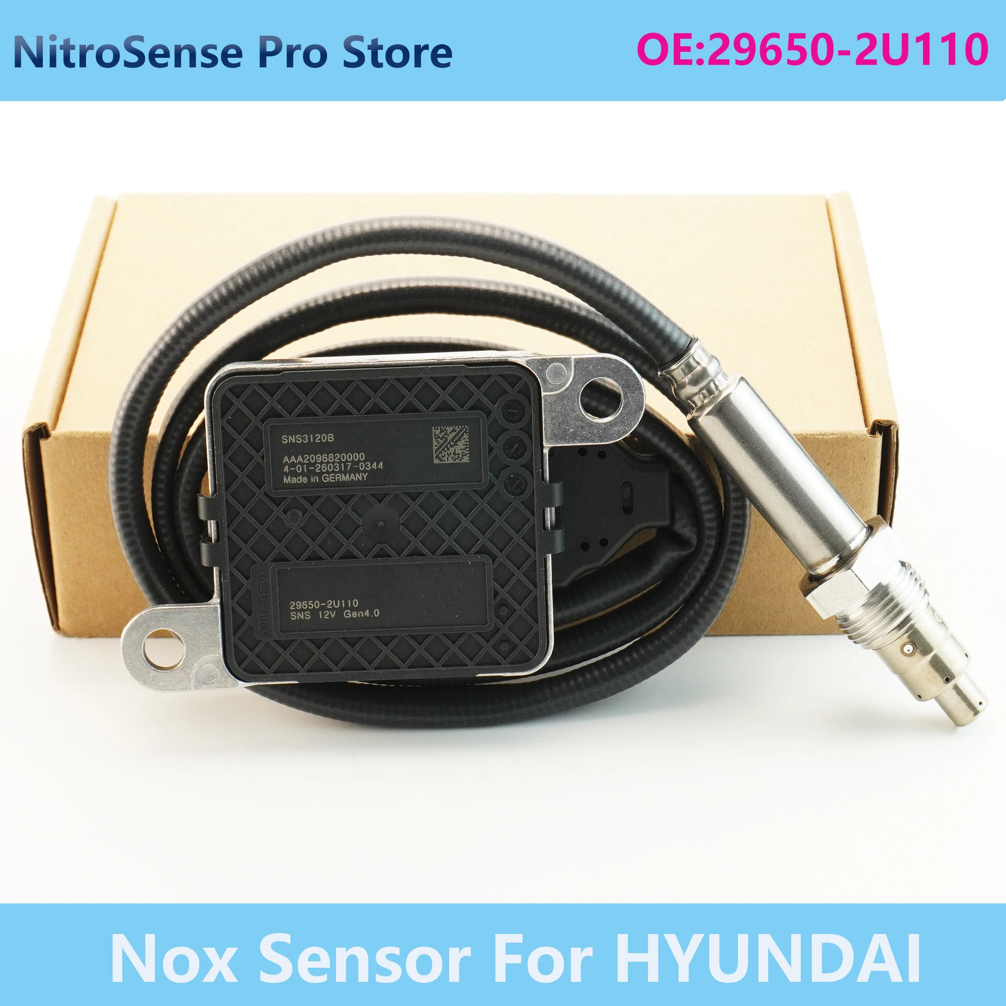 

29650-2U110 New Nitrogen Oxide Nox Sensor for HYUNDAI I30 2018-2022 296502U110 29650 2U110