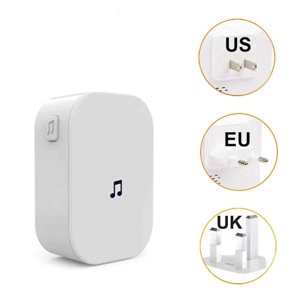 Wifi Wireless Doorbell Indoor Chime 100DB 433MHz Waterproof Door Ring Chime Doorbell Receiver Ding Dong