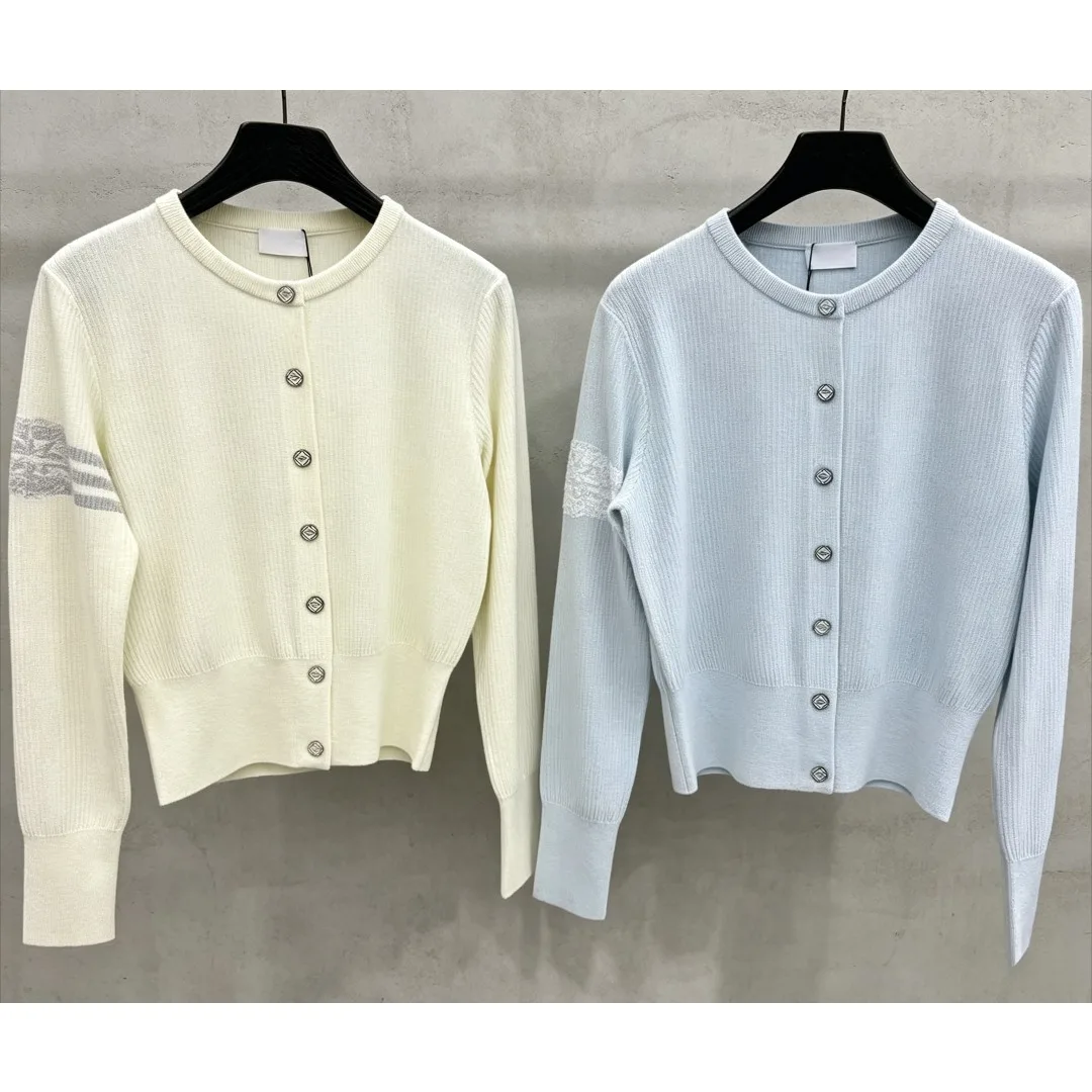 Women's Golf Long Sleeve Knit Cardigan 2026 Fall New Korean Style Fashion Versatile Casual Sporty Soft Breathable Stretch Chic