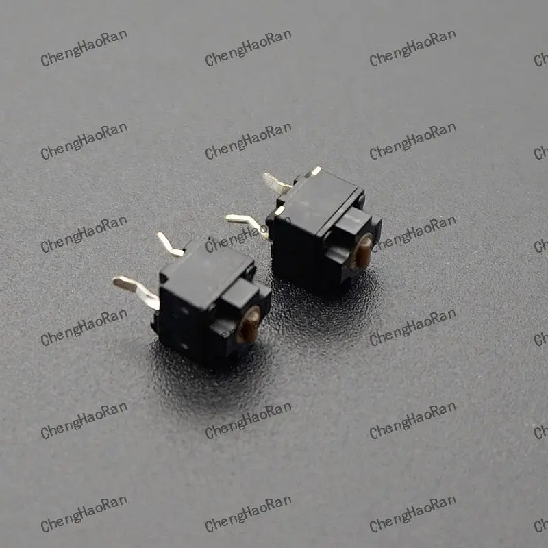 1/2/5/10 Stück 2P Original Neue Maus-Mikroschalter, Quadratische Tasten-Mikroschalter, Schwarz/Braun, 2-polig, 2 Füße, 07T 07K für Panasonic – Detail 1